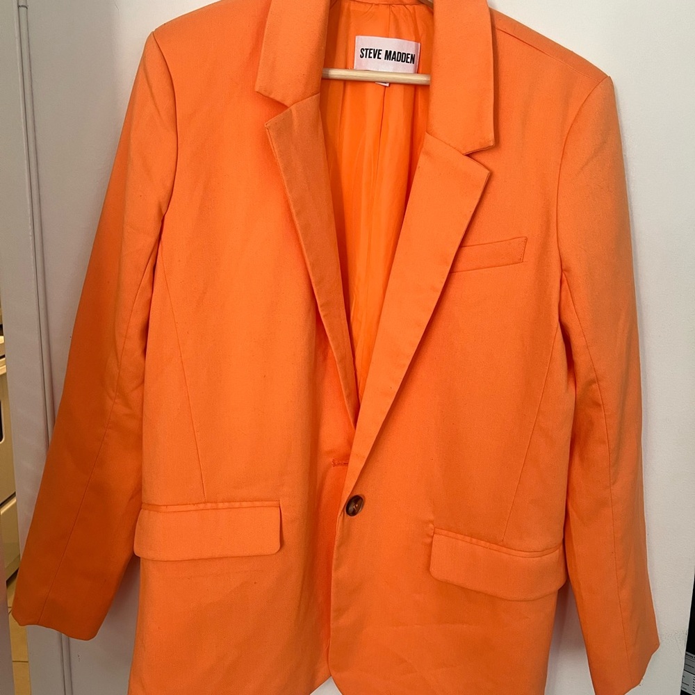 Steve Madden Bright Orange Blazer